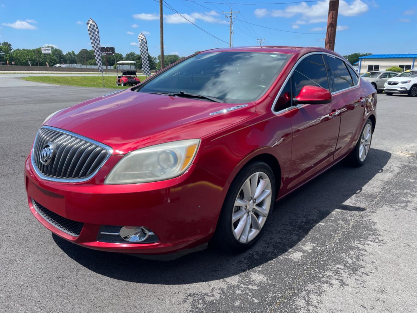 2014 Maroon Buick Verano (1G4PR5SK6E4) with an 4-Cyl, ECOTEC, 2.4 Liter engine, Auto, 6-Spd w/Shft Ctrl transmission, located at 8008 Warden Rd, Sherwood, AR, 72120, (501) 801-6100, 34.830078, -92.186684 - Photo#3